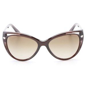 Versace 4267 Modified Cat Eye Sunglasses with Gradient Lenses and Includes Case